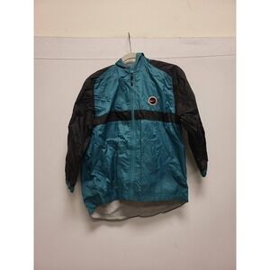 Nike Jacket Windbreaker Youth M 10-12 Teal Black Kids Coat Outerwear